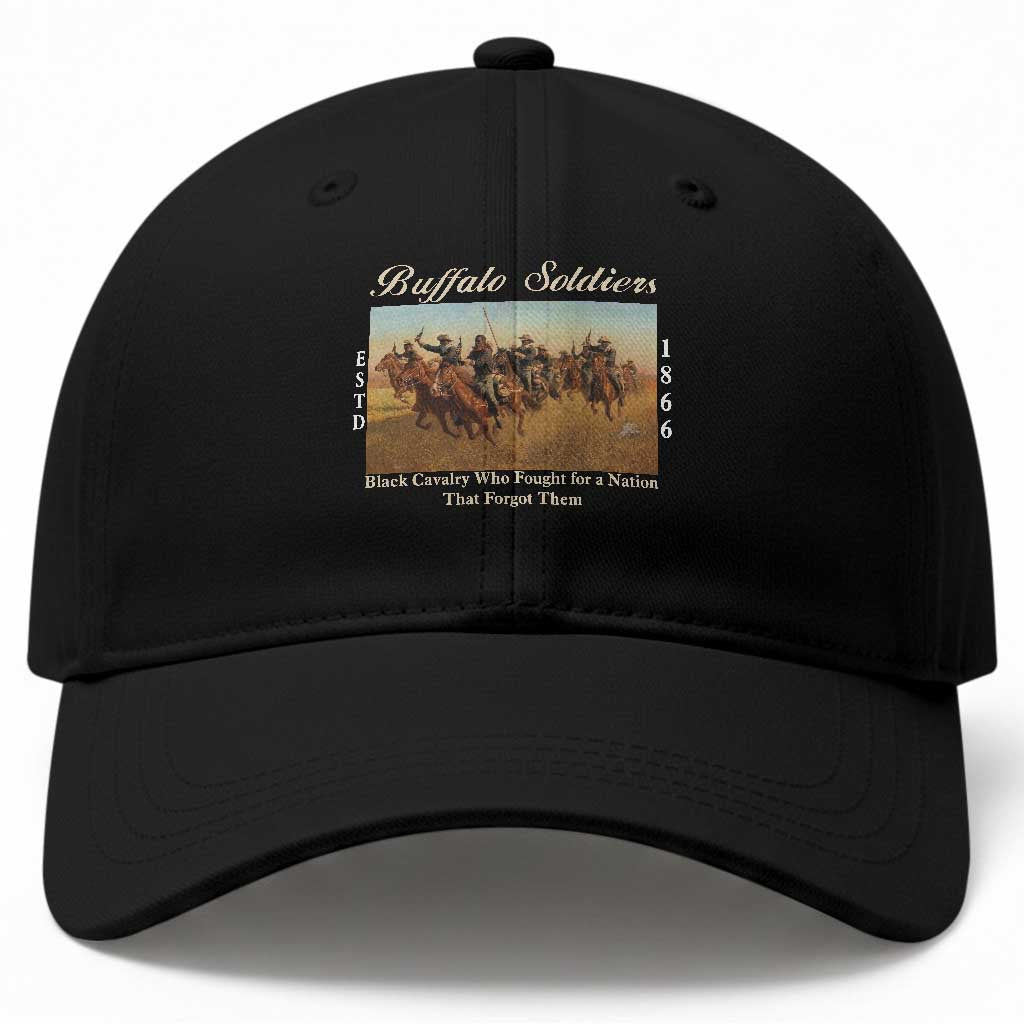 Buffalo Soldiers Black Cavalry 1866 Baseball Cap African American Military History Black History Gift TS12 Print Your Wear