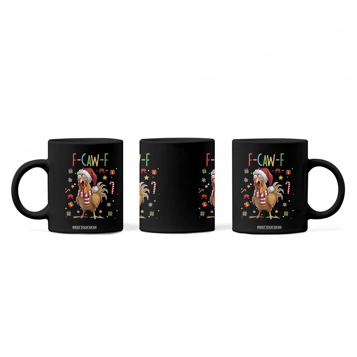 Funny F Caw F Chicken Joke Gift Coffee Mug Christmas Gift TS12 Print Your Wear