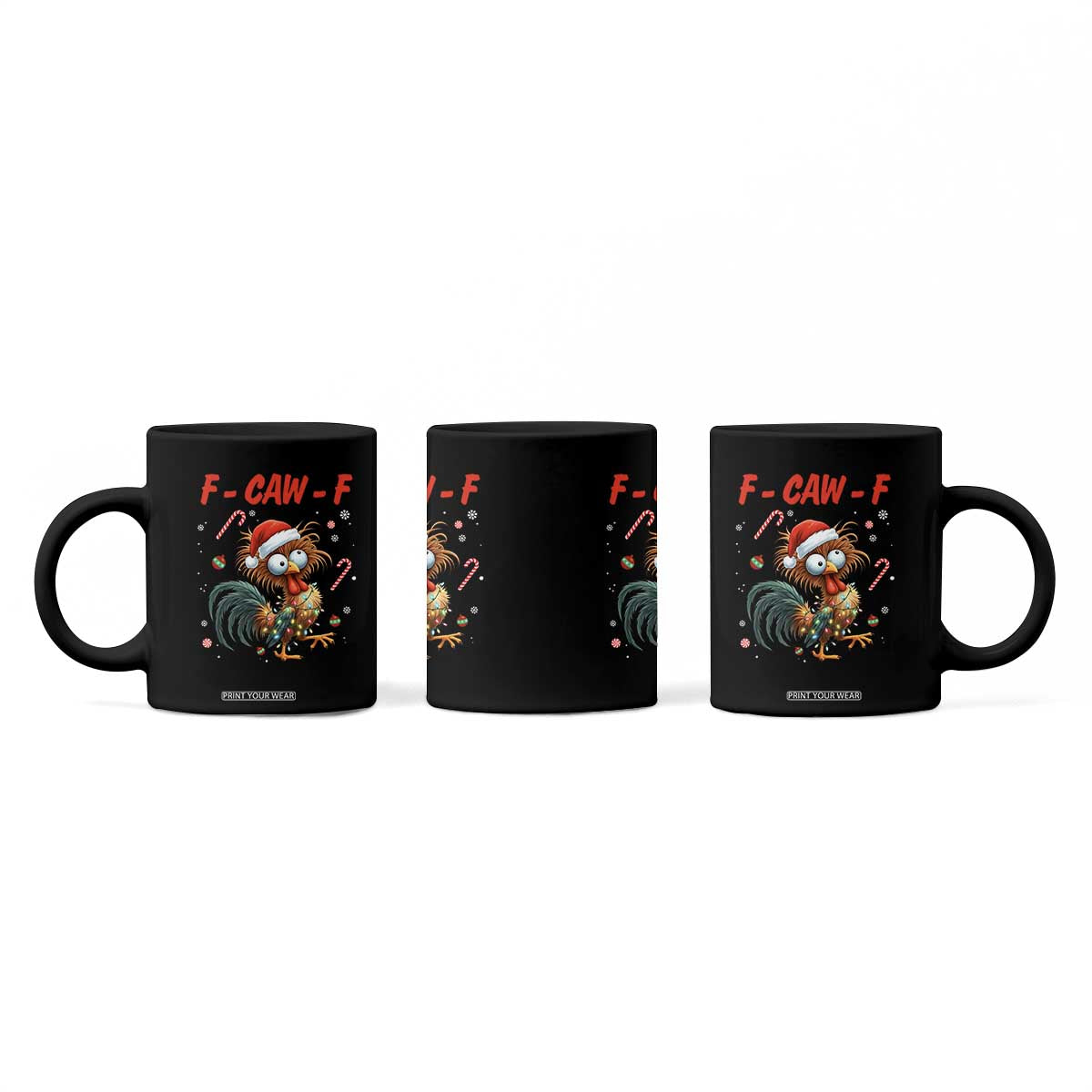 Funny F Caw F Chicken Meme Coffee Mug Christmas Gift TS12 Print Your Wear