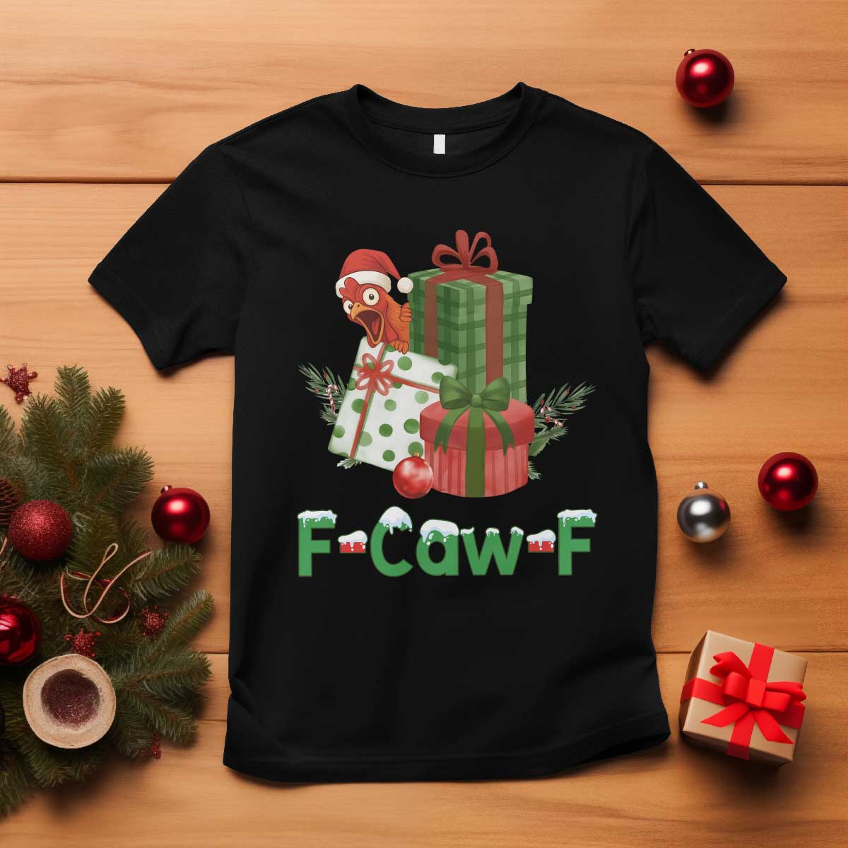 F Caw F Chicken T Shirt Funny Farm Life Holiday Gift TS12 Black Print Your Wear