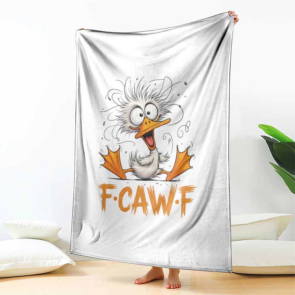F Quack F Duck Lover Throw Blanket Funny Farm Gift TS12 Print Your Wear