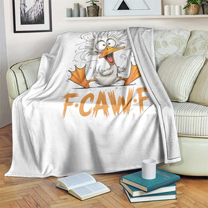F Quack F Duck Lover Throw Blanket Funny Farm Gift TS12 Print Your Wear