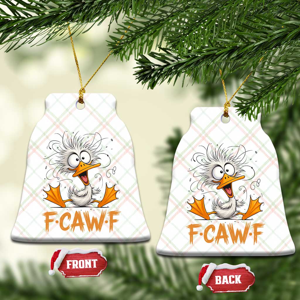 F Quack F Duck Lover Ceramic Ornament Funny Farm Gift TS12 Print Your Wear