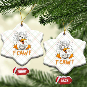 F Quack F Duck Lover Ceramic Ornament Funny Farm Gift TS12 Print Your Wear