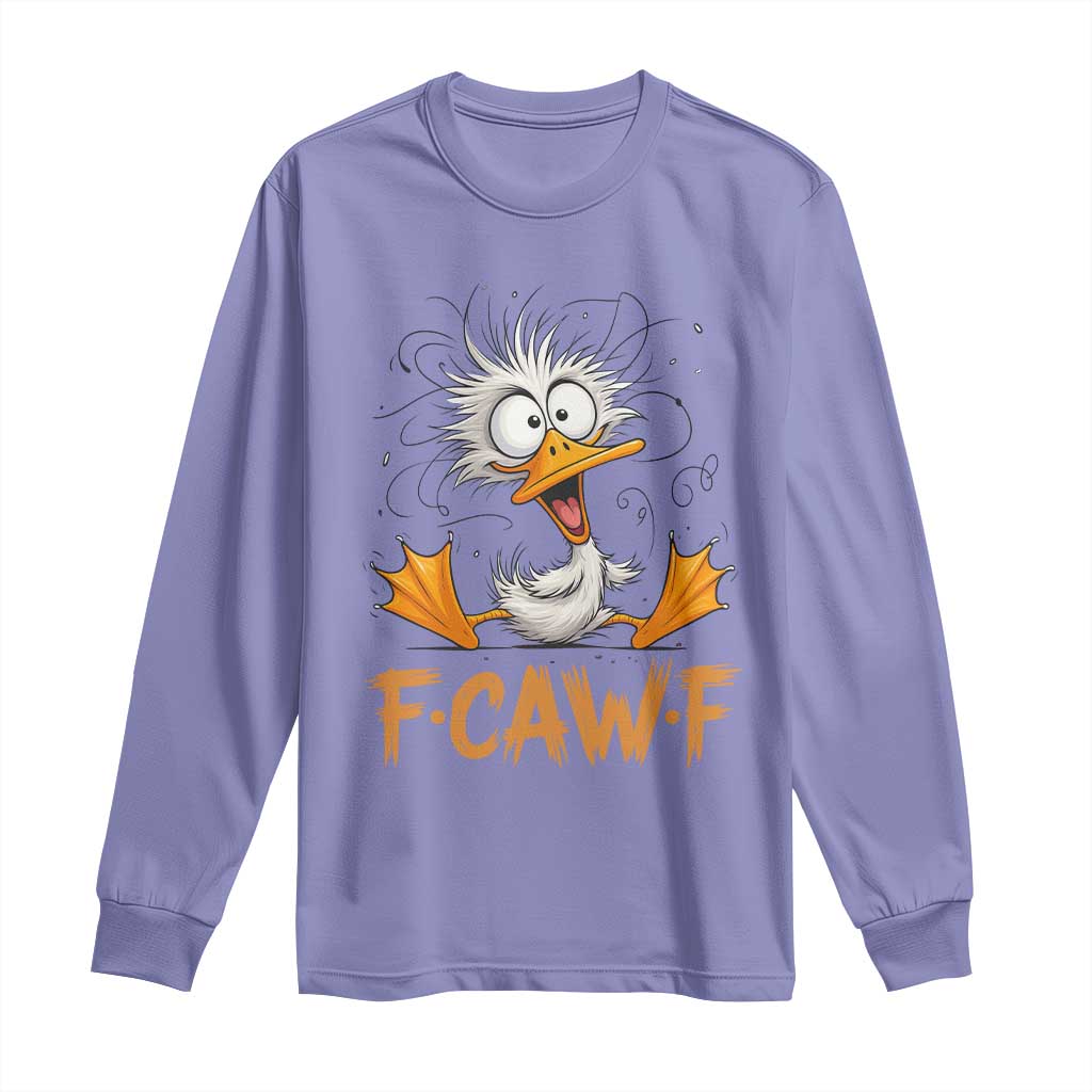 F Quack F Duck Lover Long Sleeve Shirt Funny Farm Gift TS12 Violet Print Your Wear
