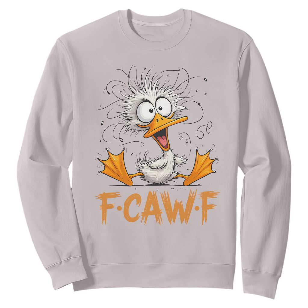 F Quack F Duck Lover Sweatshirt Funny Farm Gift TS12 Ice Gray Print Your Wear