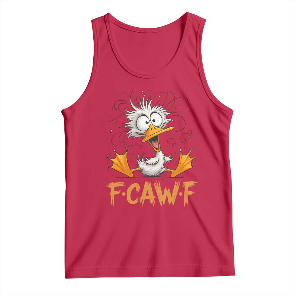 F Quack F Duck Lover Tank Top Funny Farm Gift TS12 Red Print Your Wear