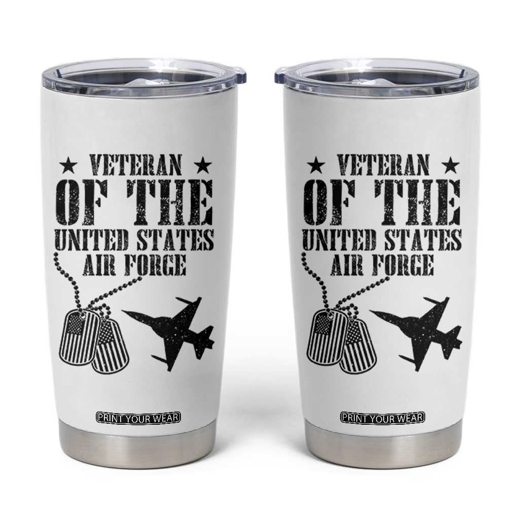 Air Force Veteran Tumbler Cup Fighter Jet Military Aviation