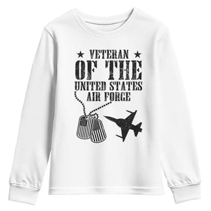 Air Force Veteran Youth Sweatshirt Fighter Jet Military Aviation
