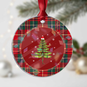 Dragonfly Christmas Tree Holographic Acrylic Ornament Holiday Insect Lover Xmas Gift