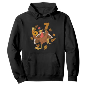 Trending Six Seven Meme Turkey Hoodie Funny Thanksgiving Gift TS12 Black Print Your Wear