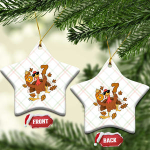 Trending Six Seven Meme Turkey Ceramic Ornament Funny Thanksgiving Gift TS12 Print Your Wear