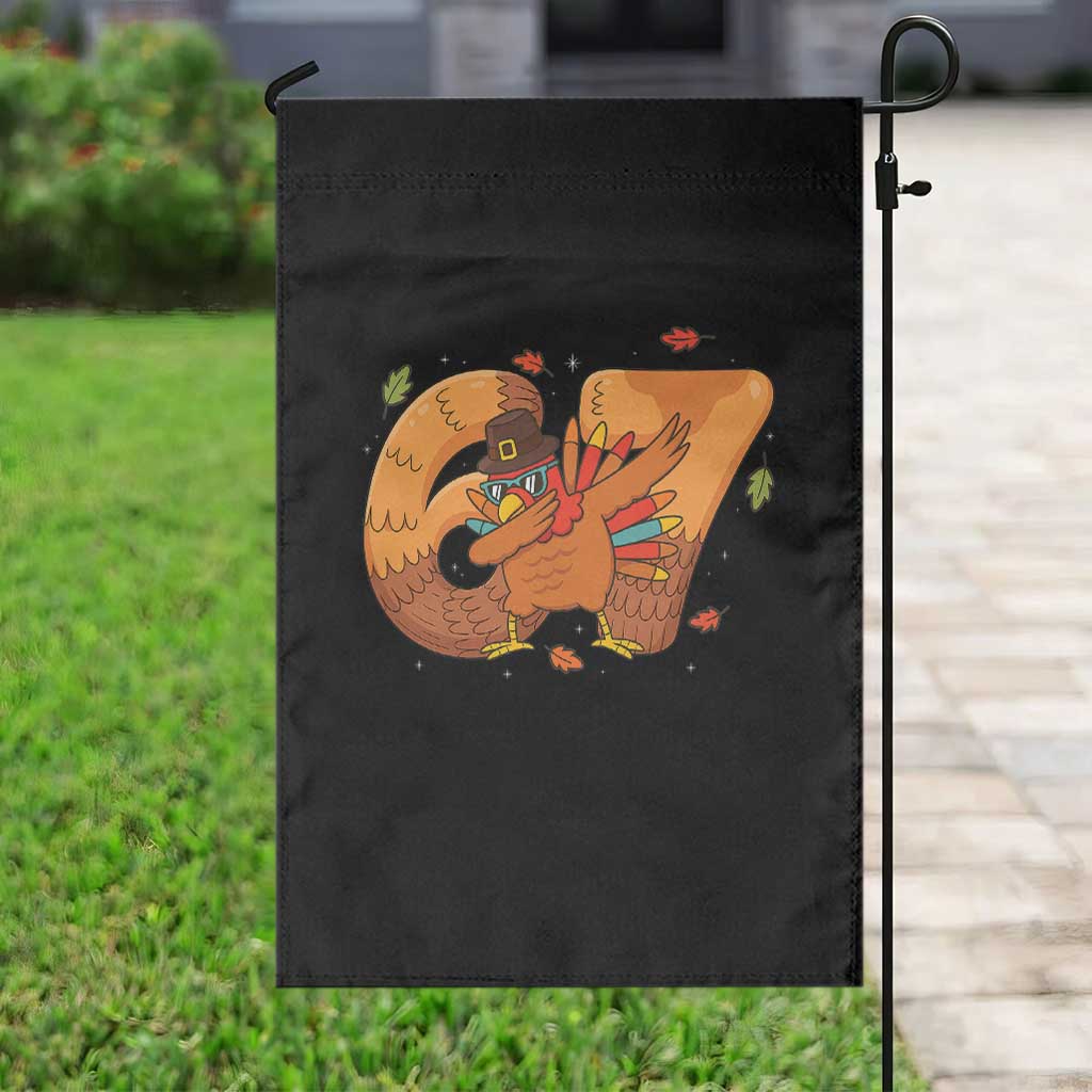 Thanksgiving Turkey Dabbing Garden Flag Six Seven Meme Trending Gift TS12 Print Your Wear