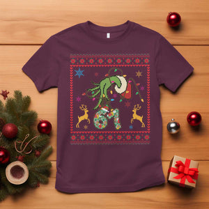 Green Hand 67 Meme Ugly Sweater T Shirt Funny Holiday Gift TS12 Maroon Print Your Wear