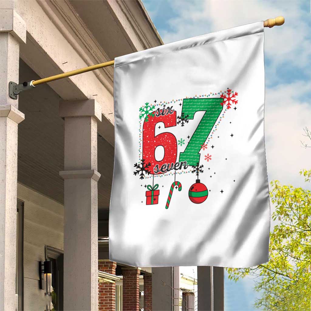Funny Six Seven Meme Trendy TikTok Garden Flag Christmas Gift TS12 Print Your Wear