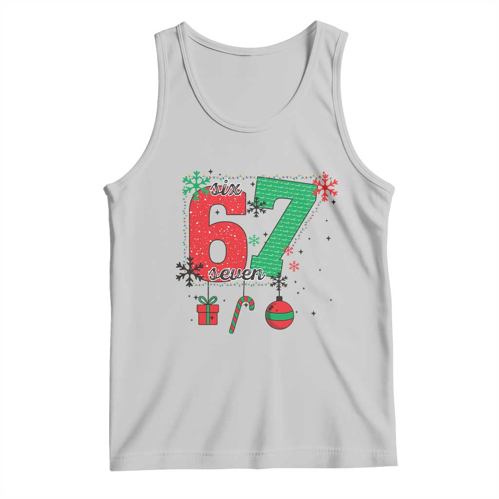 Funny Six Seven Meme Trendy TikTok Tank Top Christmas Gift TS12 Ash Print Your Wear