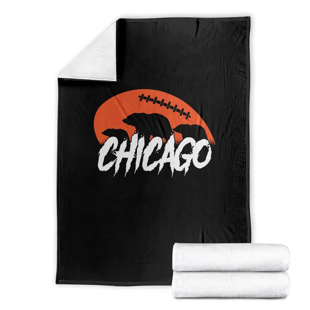 CFB Lover Throw Blanket Gift For Football Fan TS12 Black Print Your Wear