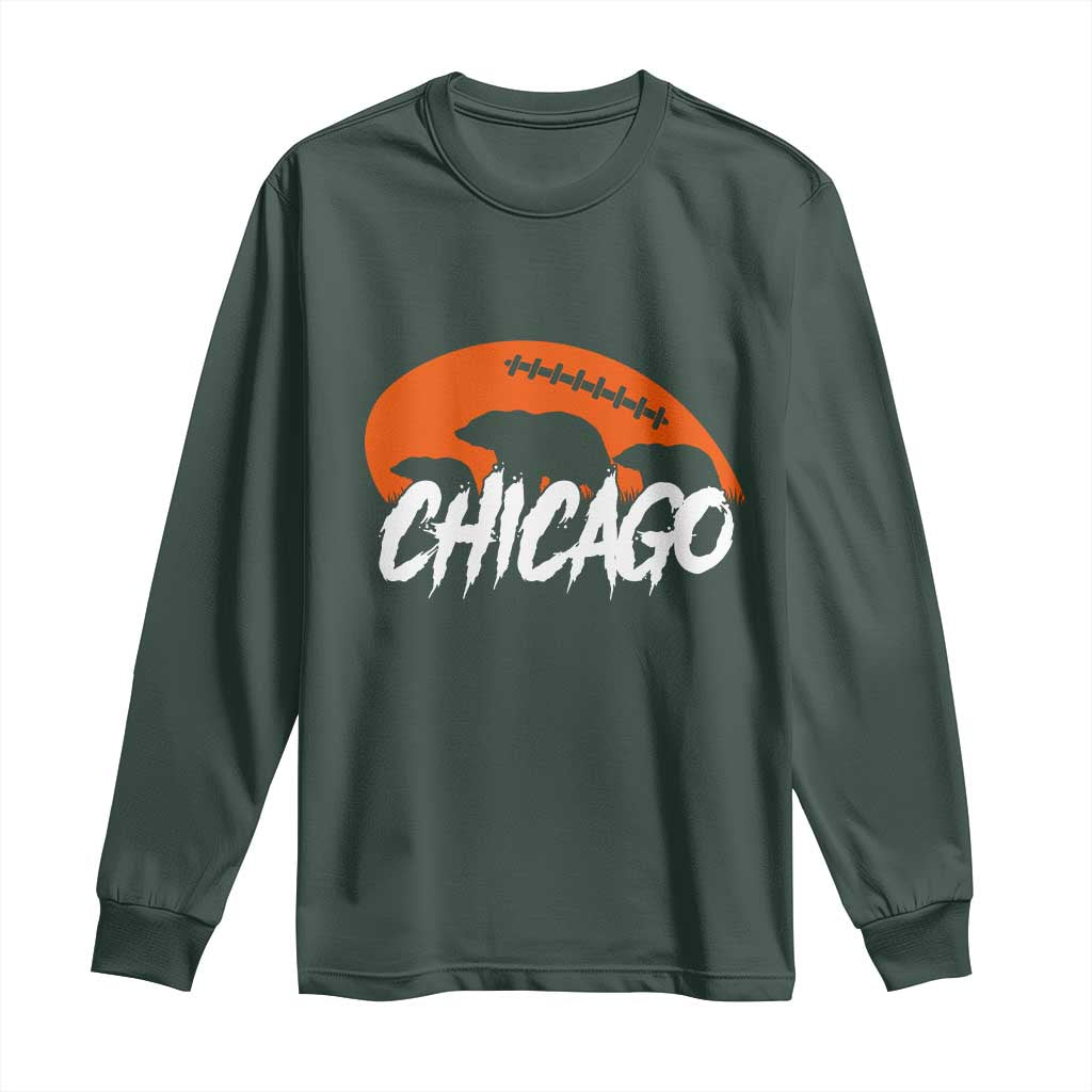 CFB Lover Long Sleeve Shirt Gift For Football Fan TS12 Dark Forest Green Print Your Wear