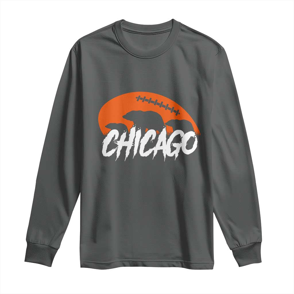 CFB Lover Long Sleeve Shirt Gift For Football Fan TS12 Dark Heather Print Your Wear