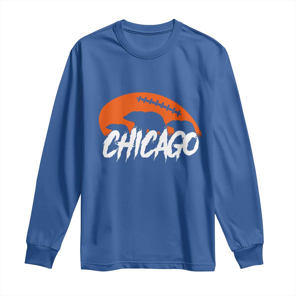 CFB Lover Long Sleeve Shirt Gift For Football Fan TS12 Royal Blue Print Your Wear