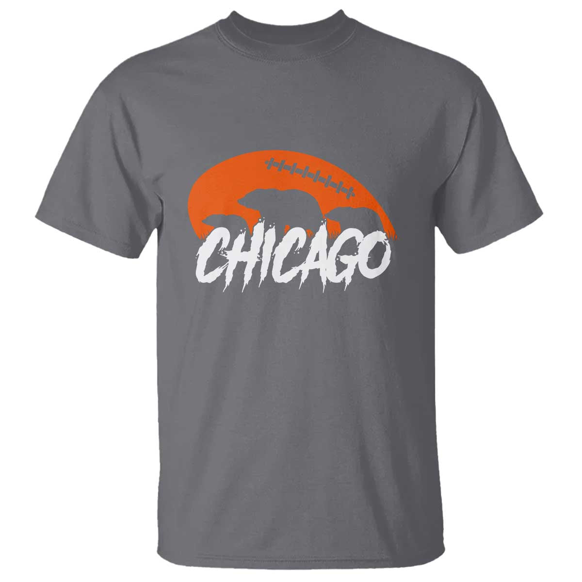CFB Lover T Shirt - Gift For College Football Fan Graphic Tee TS12 Charcoal Print Your Wear