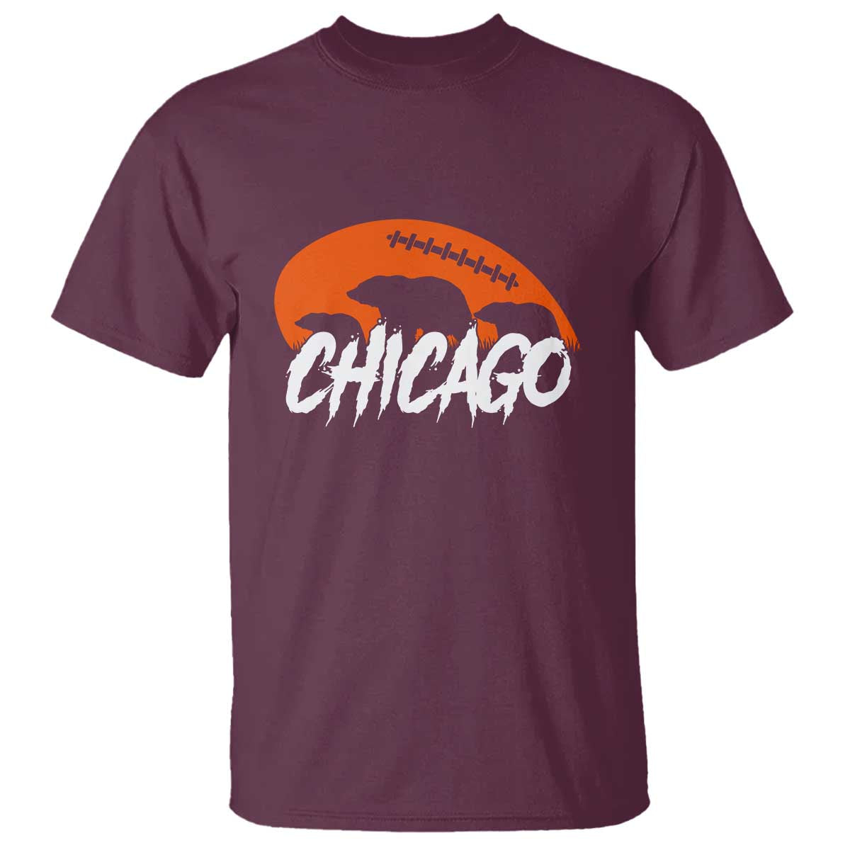 CFB Lover T Shirt - Gift For College Football Fan Graphic Tee TS12 Maroon Print Your Wear