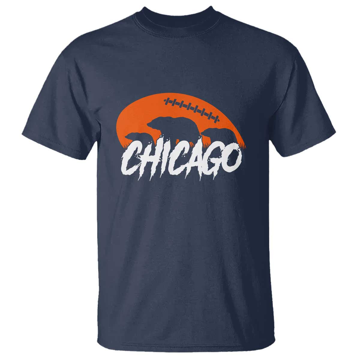 CFB Lover T Shirt - Gift For College Football Fan Graphic Tee TS12 Navy Print Your Wear
