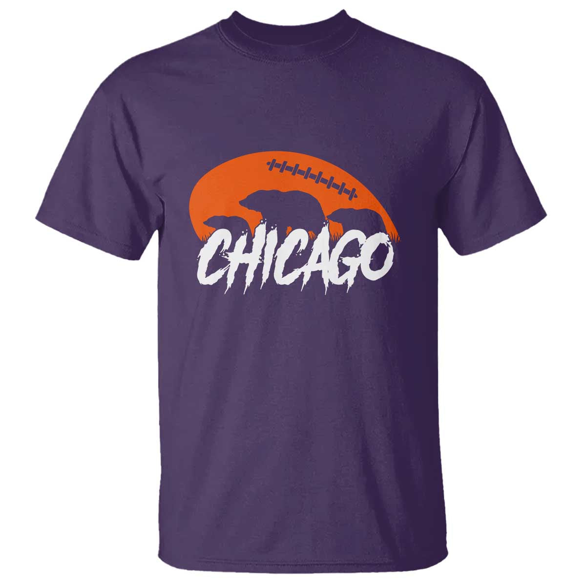 CFB Lover T Shirt - Gift For College Football Fan Graphic Tee TS12 Purple Print Your Wear