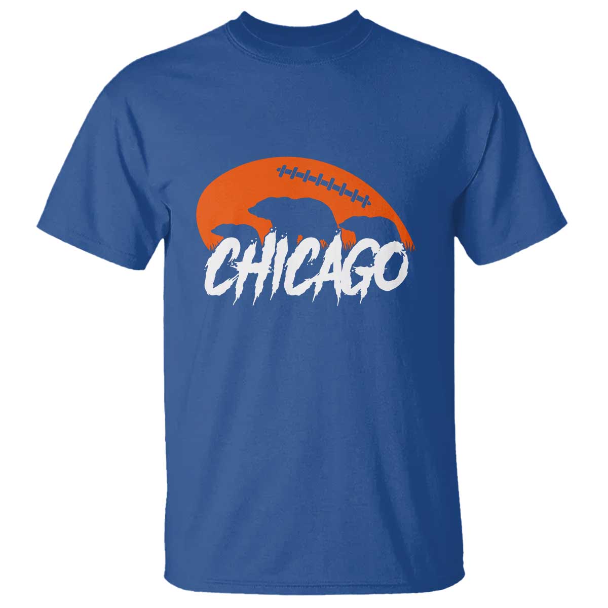 CFB Lover T Shirt - Gift For College Football Fan Graphic Tee TS12 Royal Blue Print Your Wear