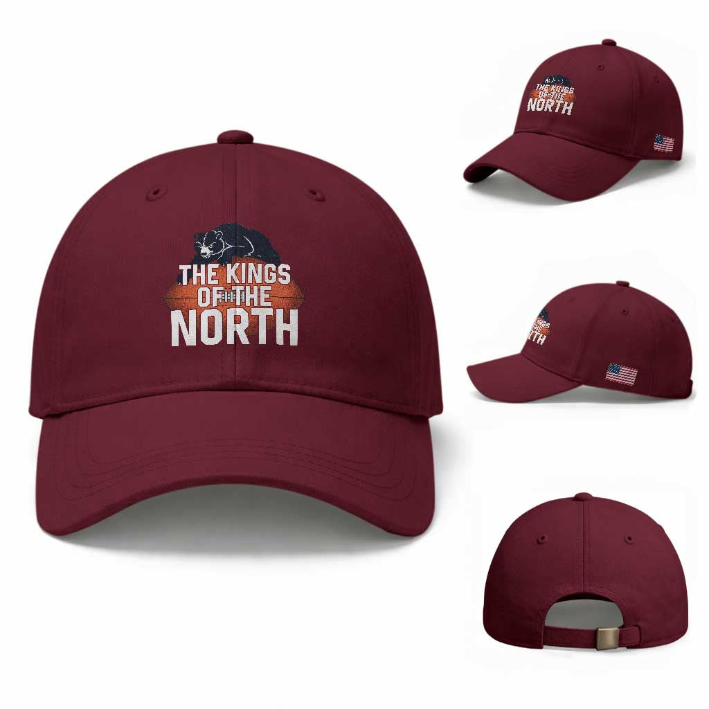 The Kings Of The North Baseball Cap CFB Lover TS12 Baseball Cap Universal Fit Maroon Print Your Wear