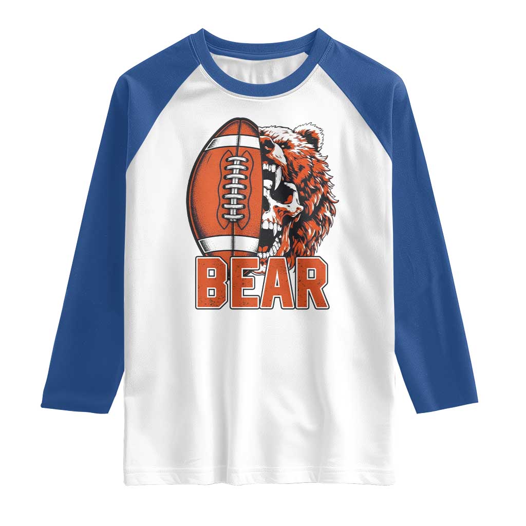 CFB Kings Raglan Shirt Bear Skull Gothic Fan Gift TS12 White Royal Print Your Wear