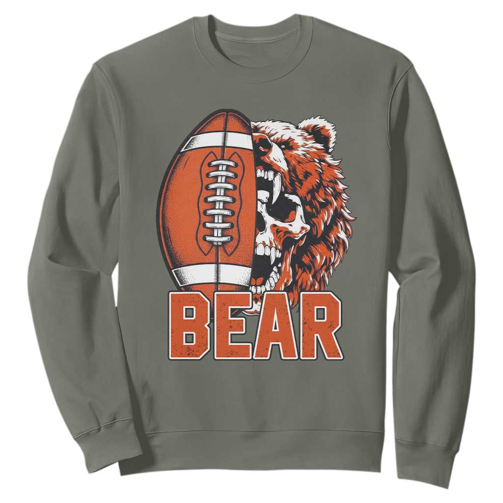 CFB Kings Sweatshirt Bear Skull Gothic Fan Gift TS12 Military Green Print Your Wear