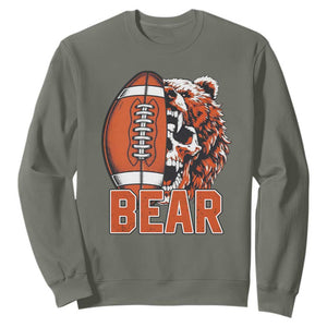 CFB Kings Sweatshirt Bear Skull Gothic Fan Gift TS12 Military Green Print Your Wear