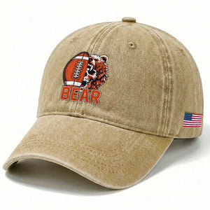 CFB Kings Washed Cotton Baseball Cap Bear Skull Gothic Fan Gift TS12 Print Your Wear