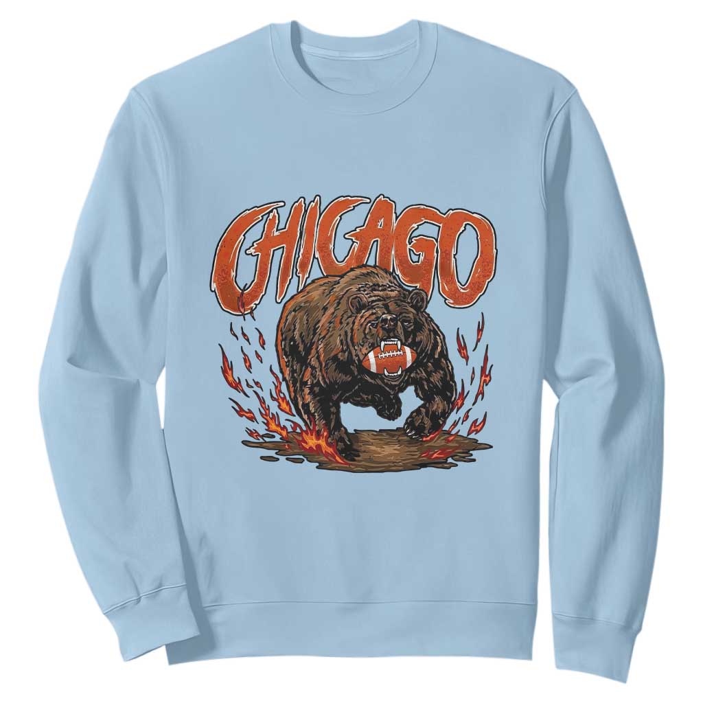 Funny CFBF Sweatshirt Gift For Sports Lovers TS12 Light Blue Print Your Wear