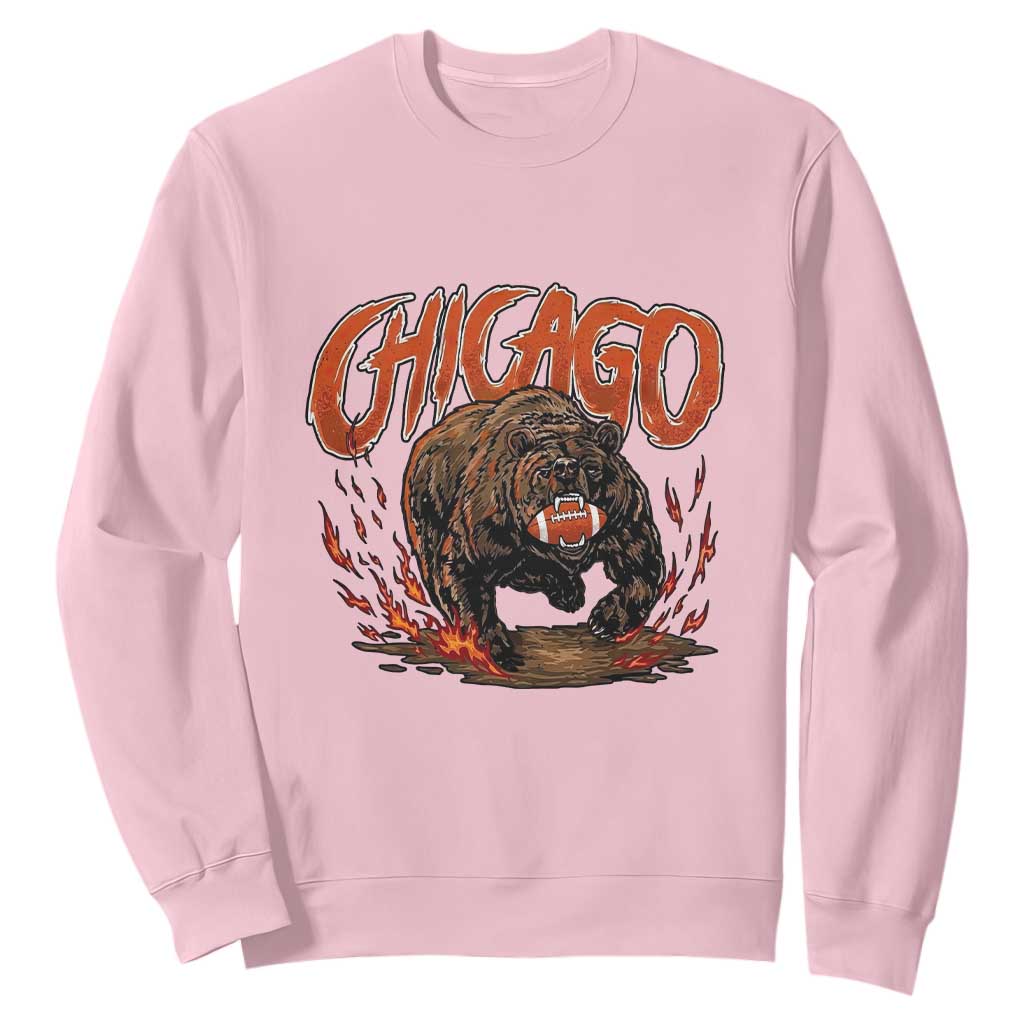 Funny CFBF Sweatshirt Gift For Sports Lovers TS12 Light Pink Print Your Wear