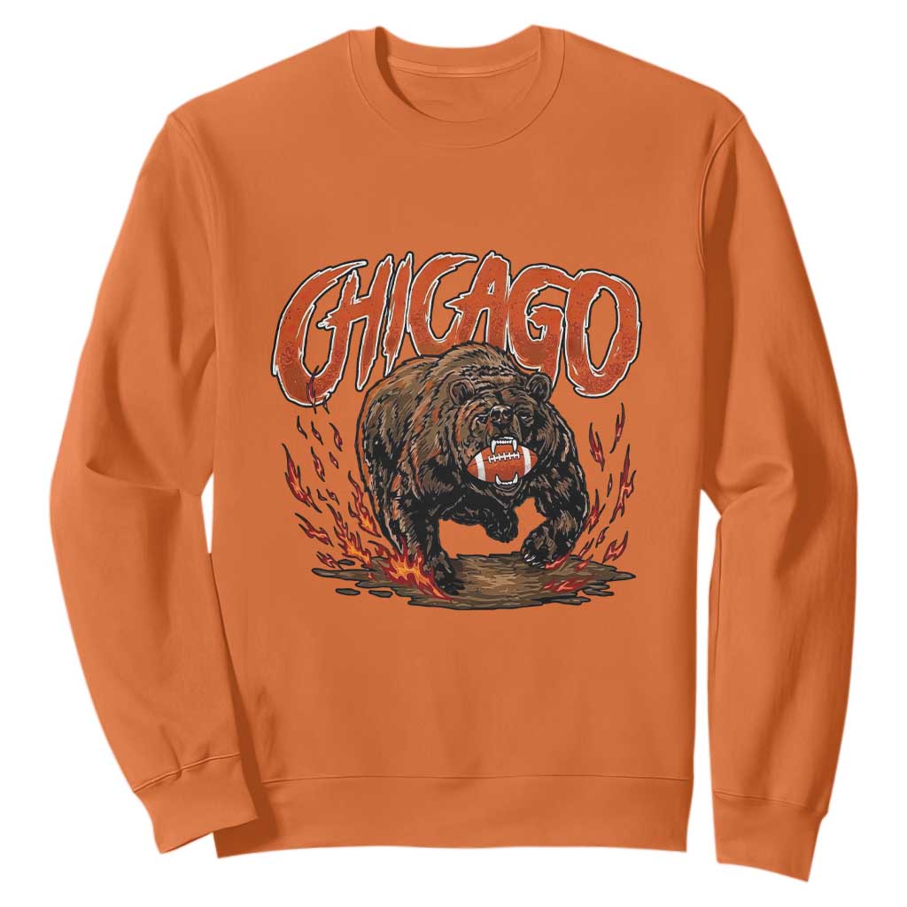 Funny CFBF Sweatshirt Gift For Sports Lovers TS12 Orange Print Your Wear
