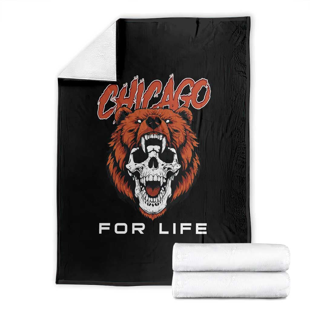 CFB Lover Throw Blanket Bear Skull Gothic Fan Gift TS12 Black Print Your Wear