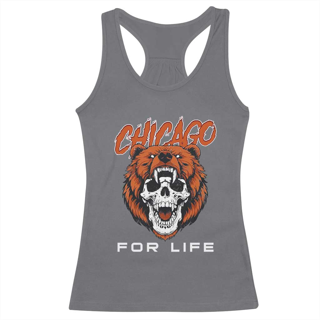 CFB Lover Racerback Tank Top Bear Skull Gothic Fan Gift TS12 Charcoal Print Your Wear