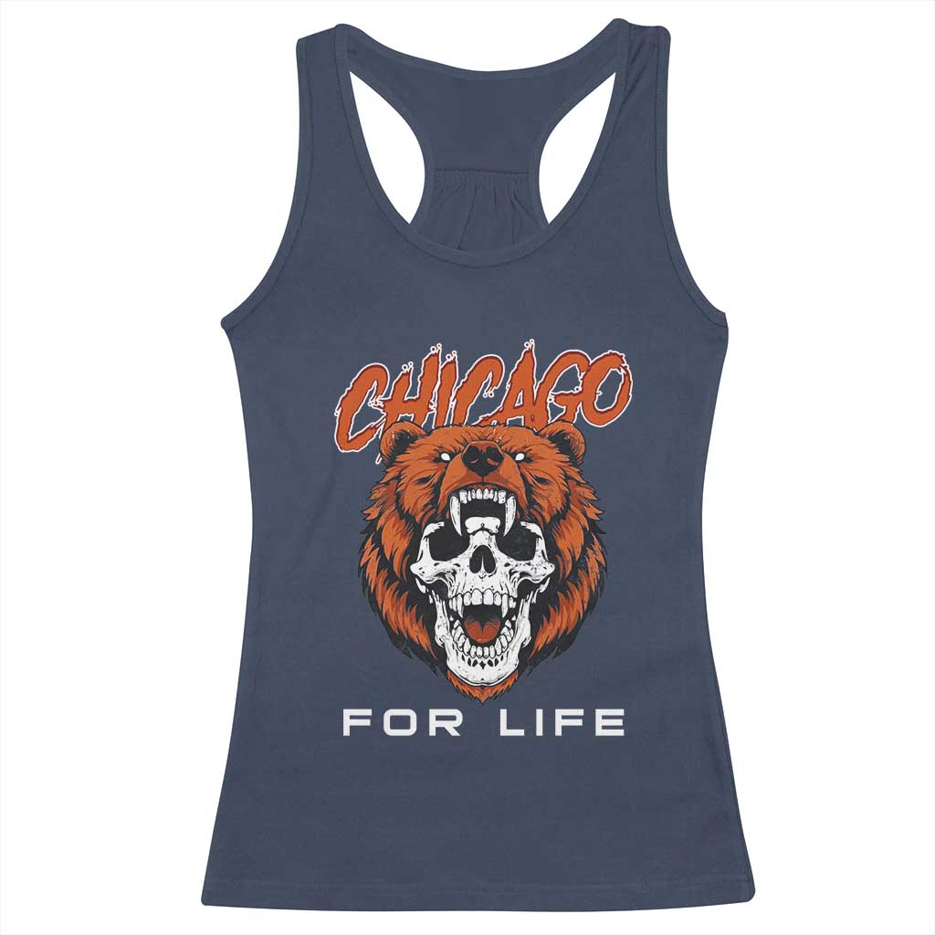 CFB Lover Racerback Tank Top Bear Skull Gothic Fan Gift TS12 Navy Print Your Wear