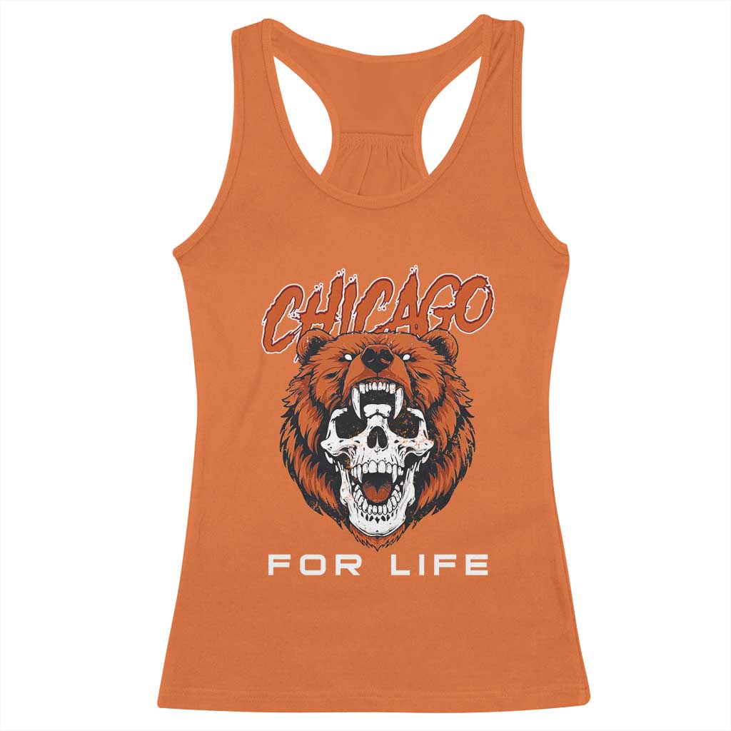 CFB Lover Racerback Tank Top Bear Skull Gothic Fan Gift TS12 Orange Print Your Wear