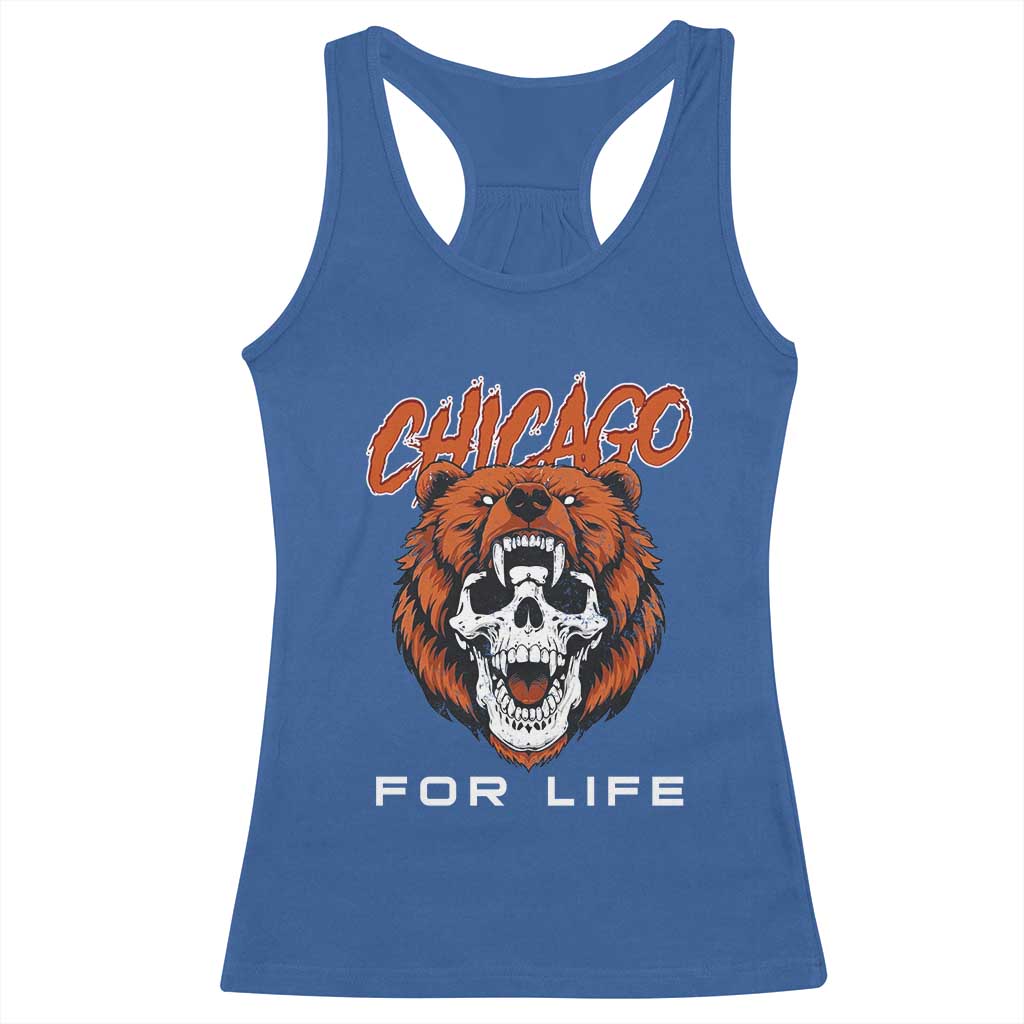 CFB Lover Racerback Tank Top Bear Skull Gothic Fan Gift TS12 Royal Blue Print Your Wear