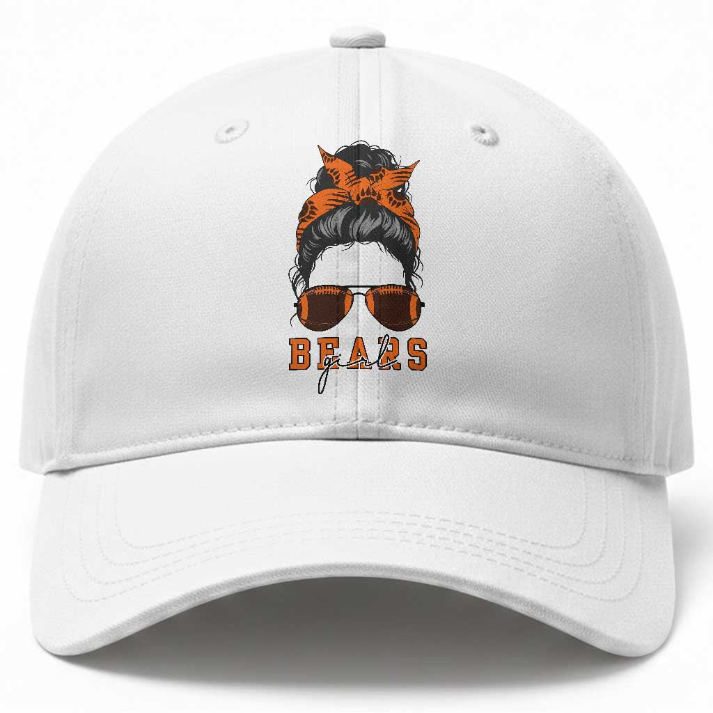 Girl Messy Bun Fan Baseball Cap CFB Lovers Gift TS12 Print Your Wear