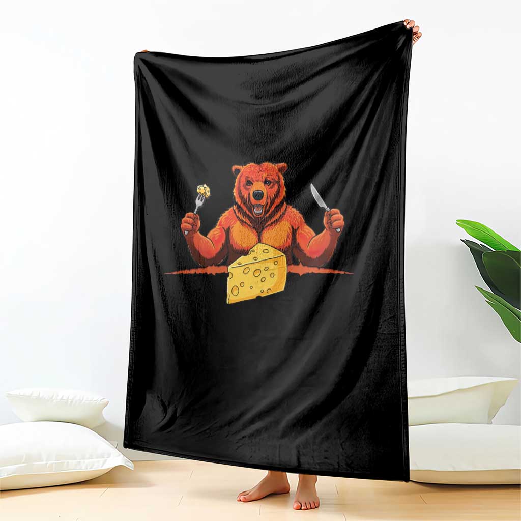 Football Rival Gift Throw Blanket Funny Br Eating CHZ TS12 Print Your Wear