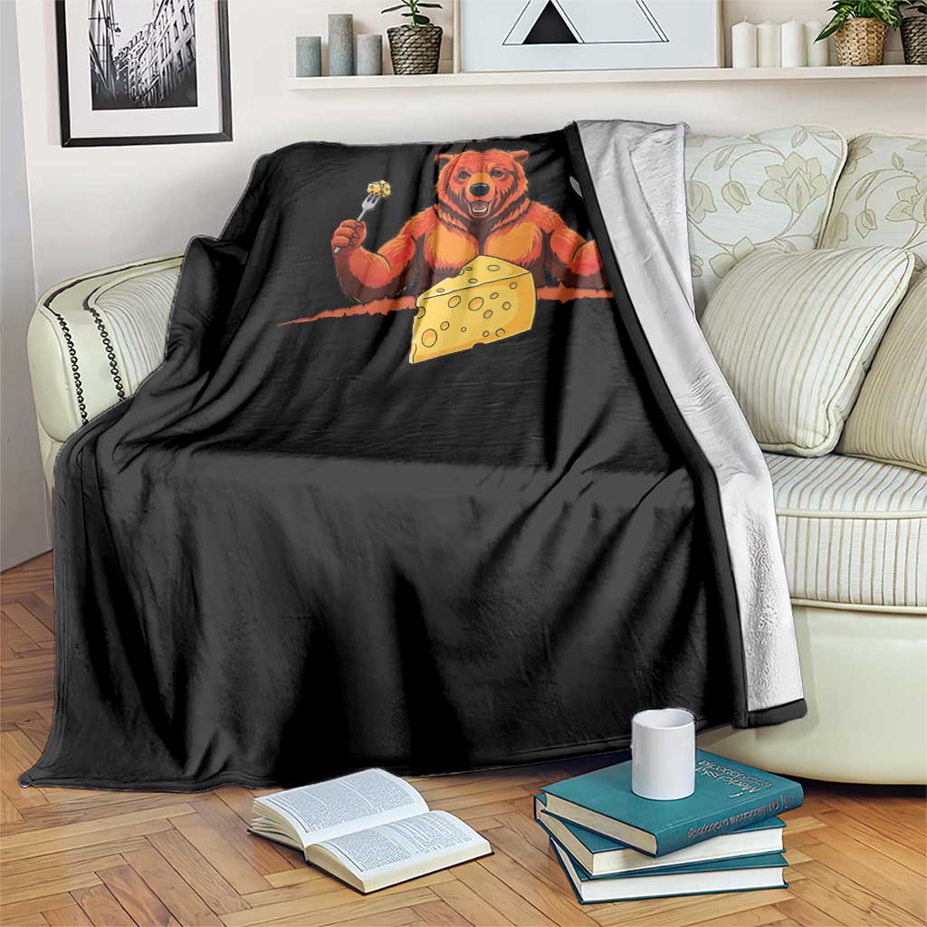 Football Rival Gift Throw Blanket Funny Br Eating CHZ TS12 Print Your Wear