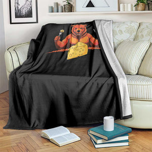 Football Rival Gift Throw Blanket Funny Br Eating CHZ TS12 Print Your Wear
