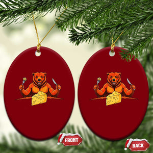 Football Rival Gift Ceramic Ornament Funny Br Eating CHZ TS12 Print Your Wear