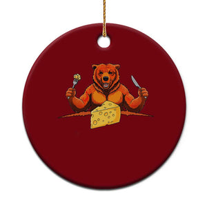 Football Rival Gift Ceramic Ornament Funny Br Eating CHZ TS12 1pc Red Print Your Wear