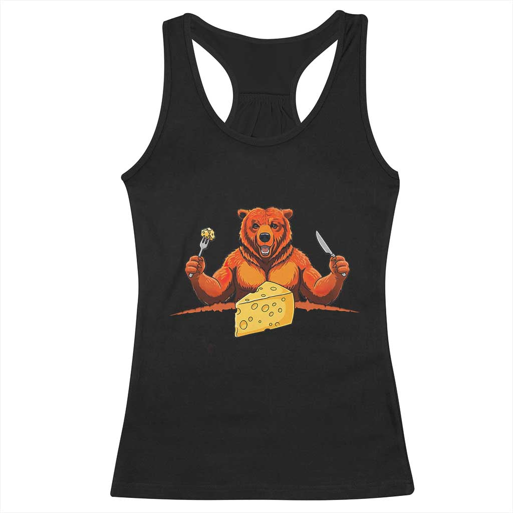 Football Rival Gift Racerback Tank Top Funny Br Eating CHZ TS12 Black Print Your Wear