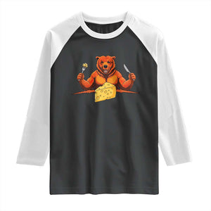Football Rival Gift Raglan Shirt Funny Br Eating CHZ TS12 Black White Print Your Wear